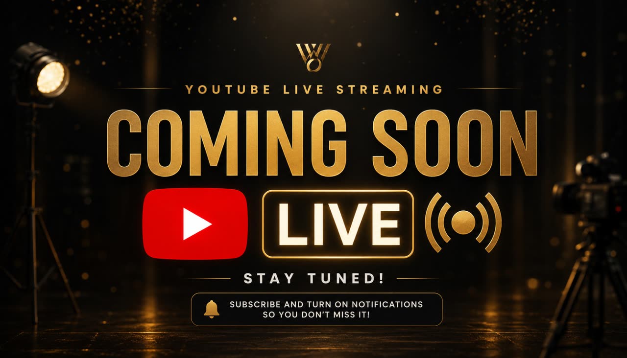 YouTube live streaming coming soon — subscribe and turn on notifications